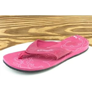 Salomon Sz‎ 8 M Pink Flip Flop Synthetic Women Sandals 873328